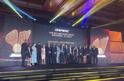Novara Properties Wins DAMAC Top 20 Brokers Award, Q1 2024